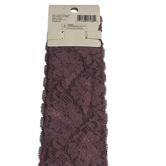 Conair Lace Headwrap 2pcs Multicolor Hair Accessories For Women Purple Brown - Picture 5 of 6